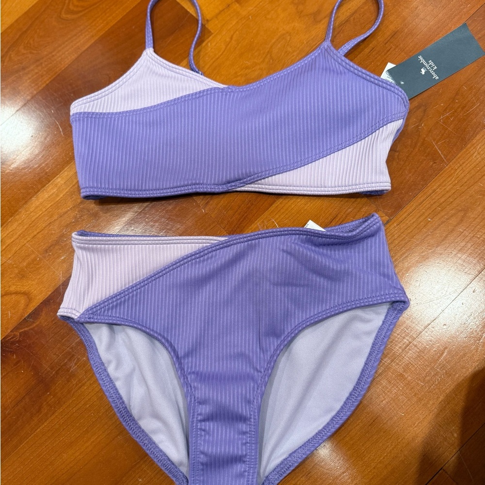 Abercrombie Kids Lilac and Lavender Swimwear